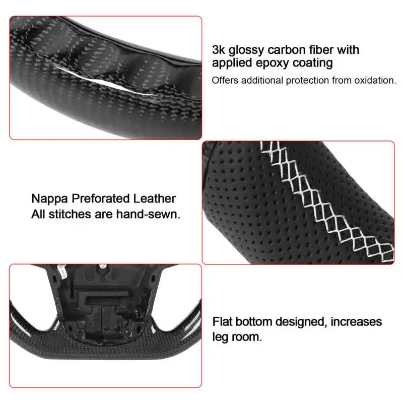 Светодиодный дисплей из углеродного волокна замена рулевого колеса для Toyota GR A90