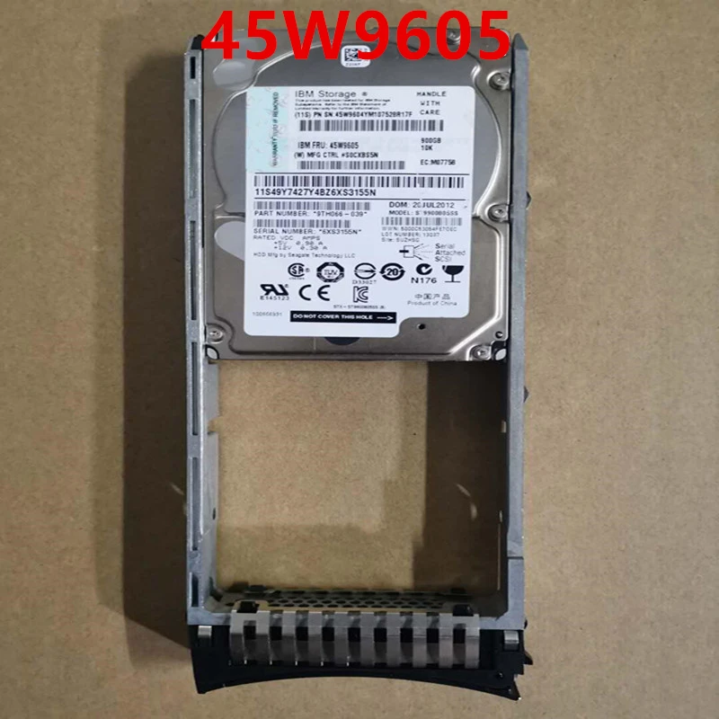 

Original New HDD For IBM DS8000 900GB 2.5" SAS 6 Gb/s 64MB 10000RPM For Internal HDD For Server HDD For 45W9605 45W9604 98Y3277