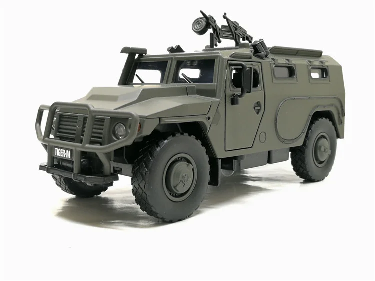 T green no box 1:32 Hummer M1046 военный автомобиль модель усовершенствованная, от взрыва, бронетранспортер со звуком светильник сплав игрушечный автомобиль модель литая игрушечная машинка - Цвет: T green no box