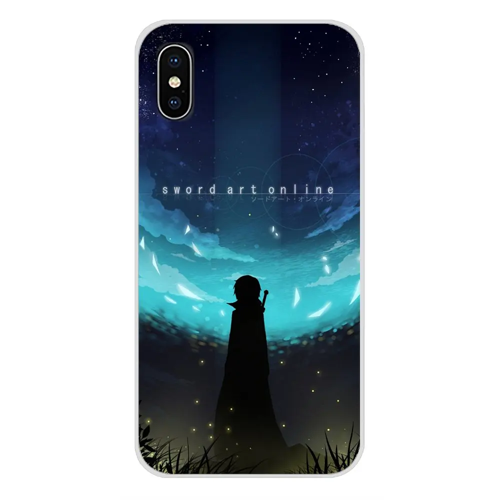 Чехлы для телефона LG G3 G4 Mini G5 G6 G7 Q6 Q7 Q8 Q9 V10 V20 V30 X Power 2 3 K10 K4 K8 2017 Sword Art Online японского аниме.