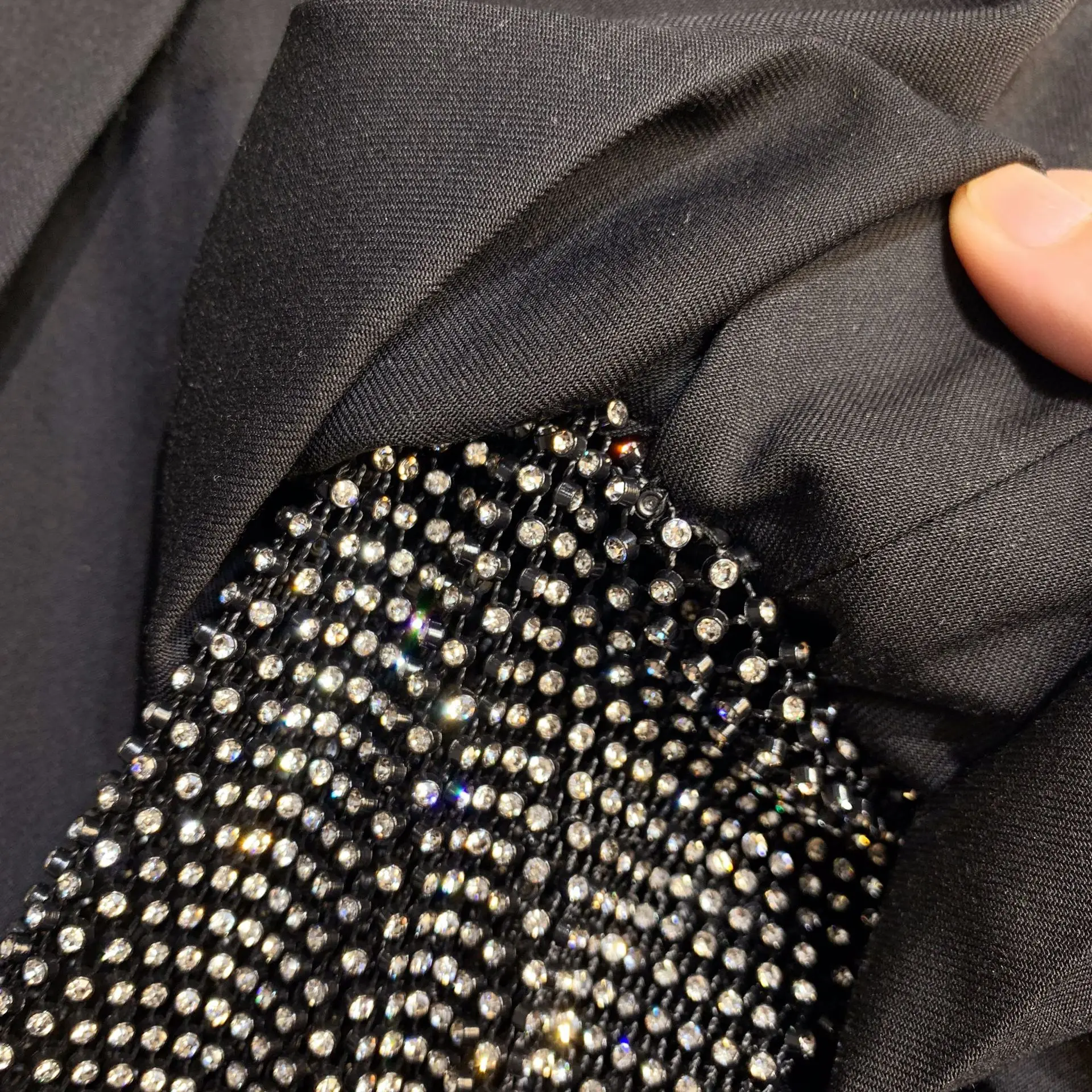 Однотонный блейзер для осени женское длинное элегантное пальто в стиле пэчворк с