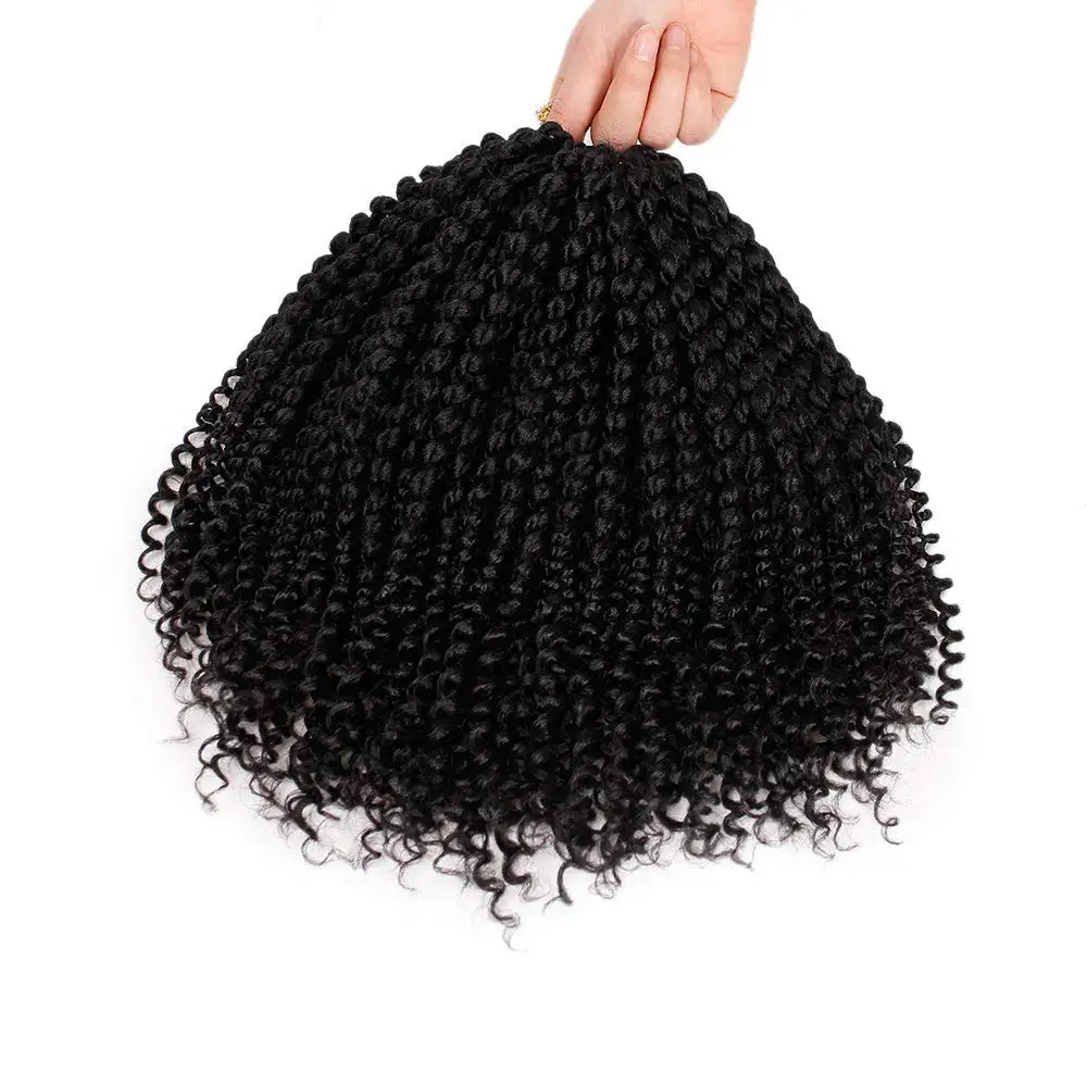 Страсть Весна Твист волосы Омбре твист вьющиеся Вязание крючком предварительно