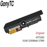 gonytc 42t5263 laptop battery for lenovo thinkpad t400 r400 t61 t61p r61 r61i 14 42t4644 42t4531 42t4677 42t5232
