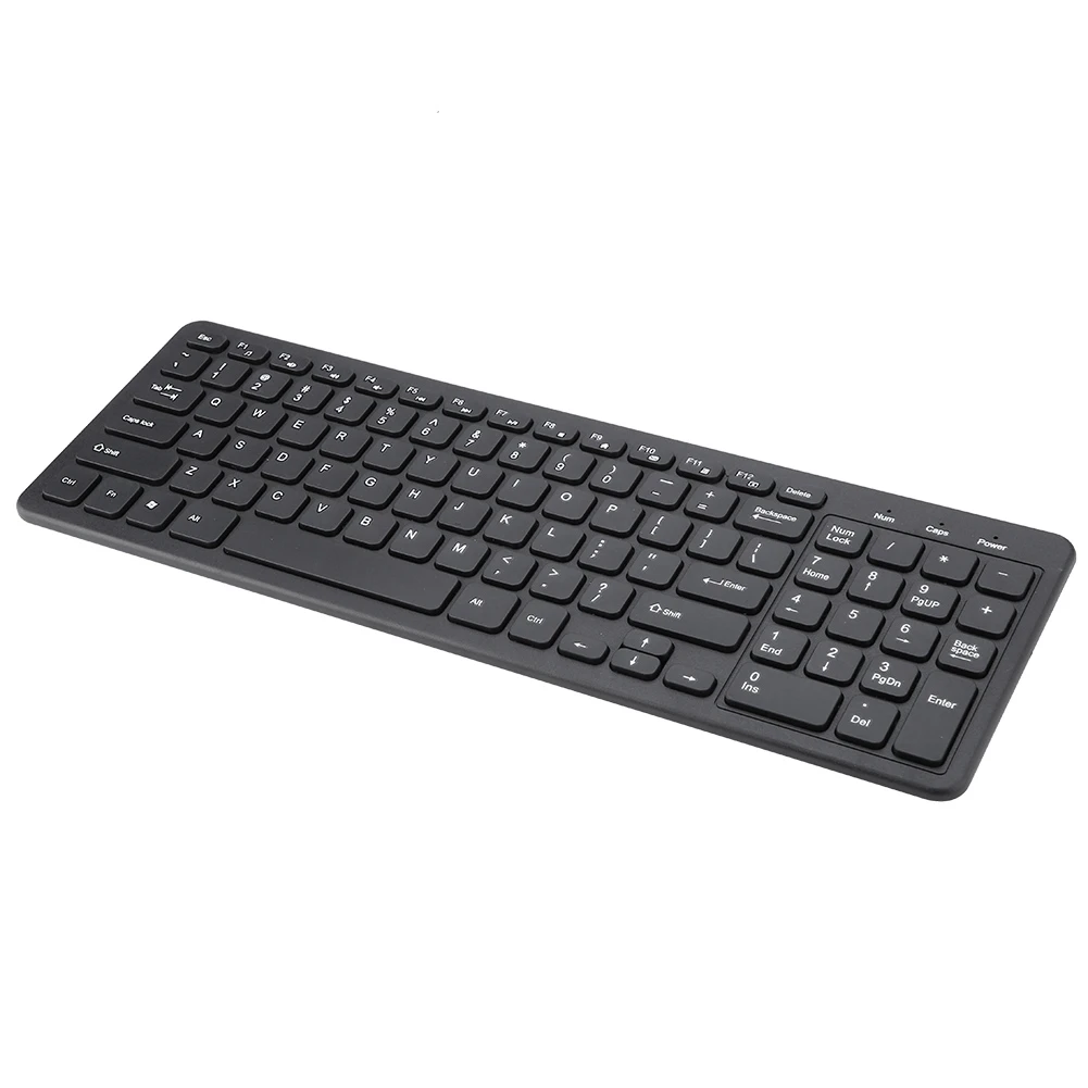 

New 96 Keys Multi-functional Keys Typing Wireless USB Keyboard FN Media Keys 2.4G Wireless Keyboard