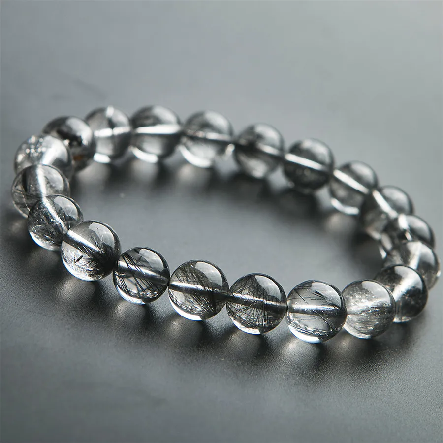 Браслеты женские из натурального рутилированного кварца растягивающиеся