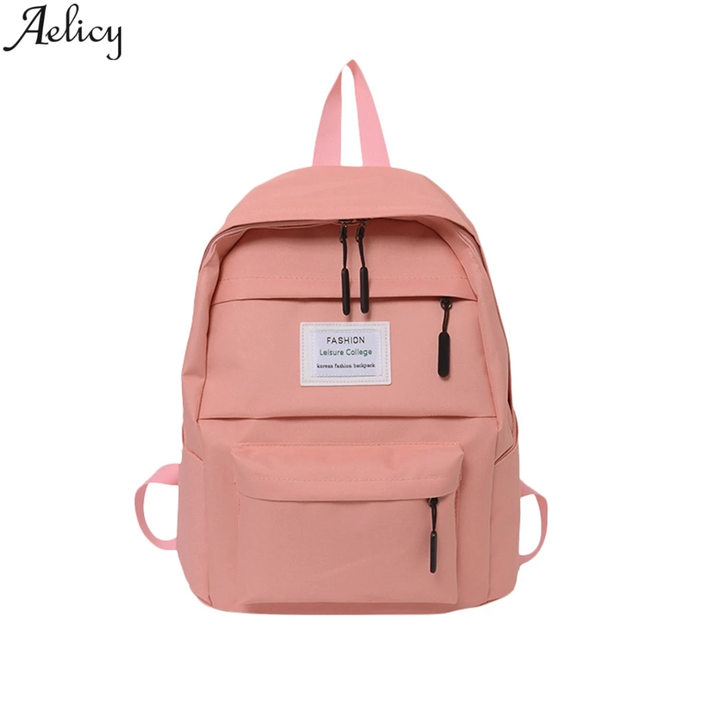 Aelicy модная женская хлопковая Льняная сумка на плечо милый рюкзак Большая