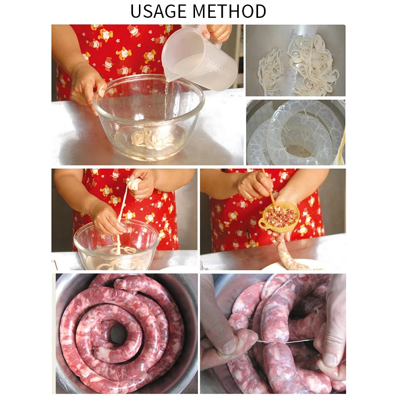 Пластиковая оболочка для сосисок салями 5 м|Спринцовки| |