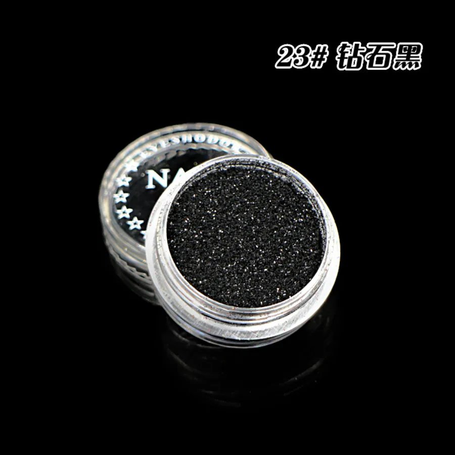 Пикантная черная акриловая пудра сделай сам для дизайна ногтей Гель лак