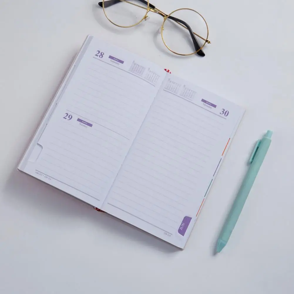 2022 блокнот с расписанием для плавного письма и управления временем студентов 365
