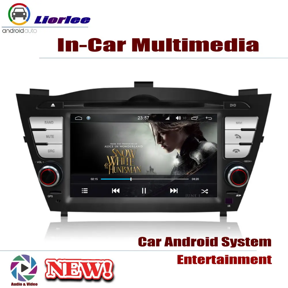 Автомобильный DVD-плеер для Hyundai Tucson (LM) ix ix35 2009-2016 GPS-навигация Android 8 Core A53 процессор
