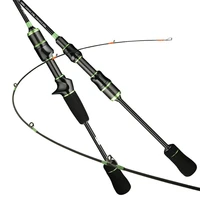 catch u ul fishing rod ultra light carbon fiber spinningcasting fishing rods ultra soft solid pole top 2 section
