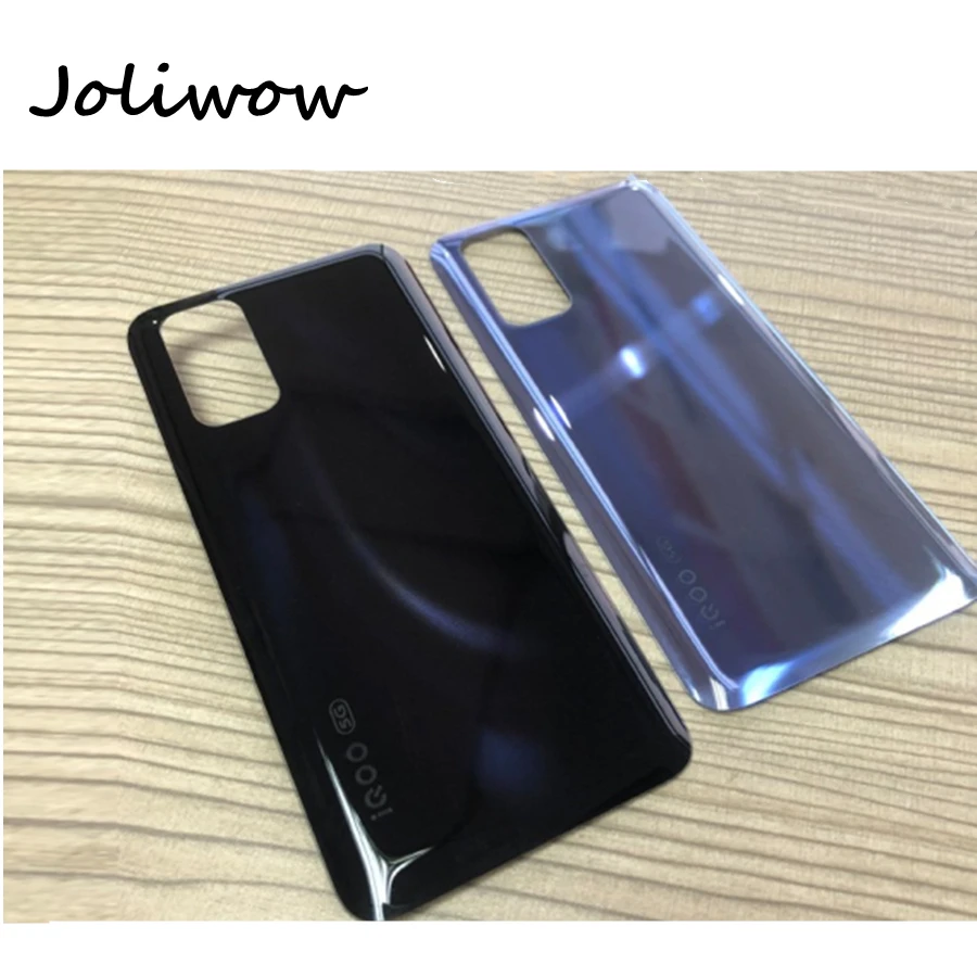 Cubierta de bater&iacute;a para Vivo IQOO 3 5G, 6,44 ", funda carcasa trasera de vidrio, piezas de reparaci&oacute;n para vivo iqoo3 IQOO 3, carcasa trasera para bater&iacute;a-1