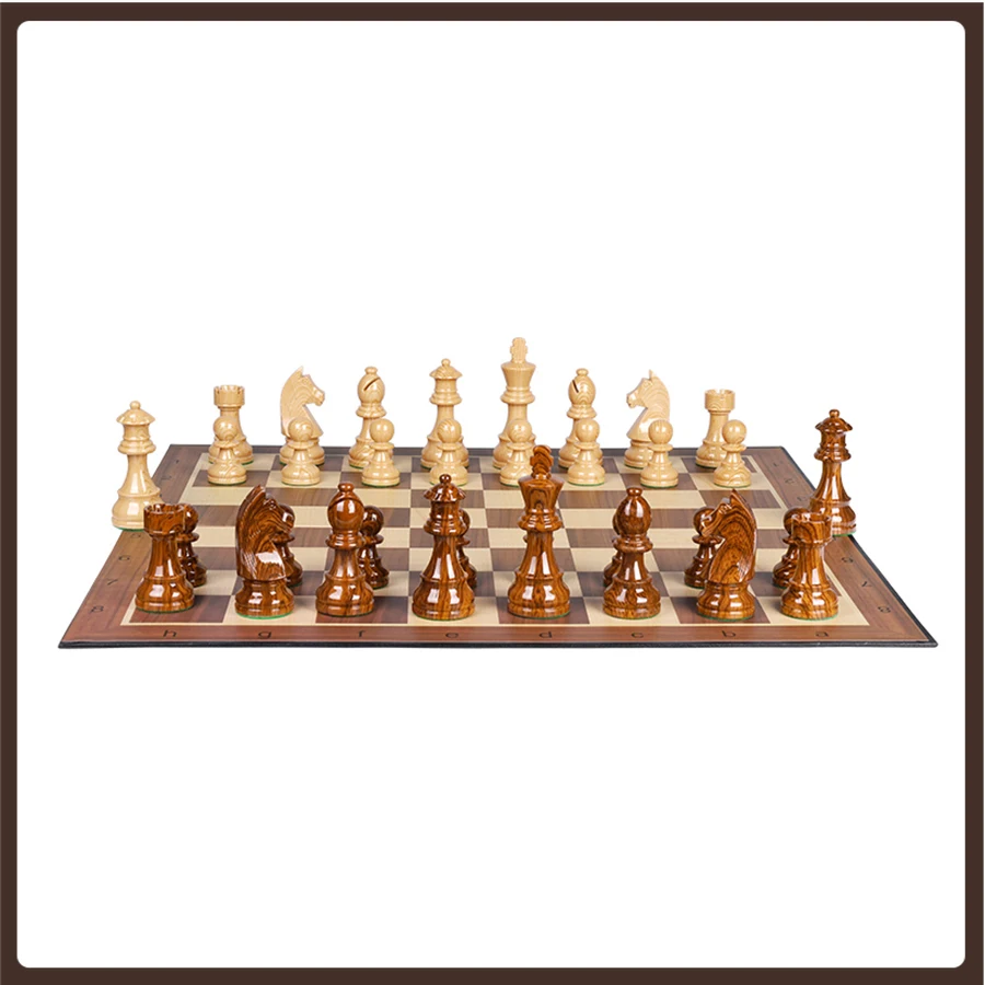

Big Staunton Chess Pieces Wood Weighted Retro Classic Chess Figures Professional Tournament King And Queen Ajedrez Chess Pawns