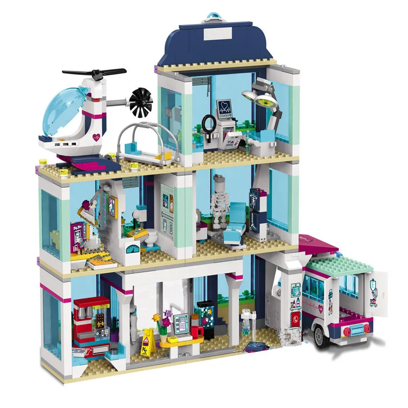 Новый совместимый конструктор друзья из серии девочка игрушки мультфильма