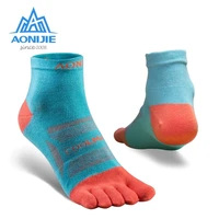 aonijie 3 pairs running toe socks men women mini crew sport sneaker socks for outdoor sports trail running cycling yoga e4802