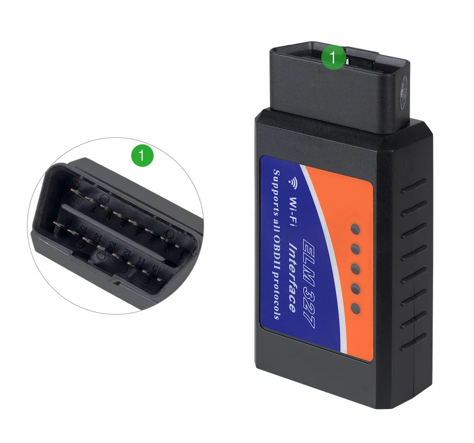 Car detector WIFI ELM327 OBD2 supports Android and Apple dual system English version pic25k