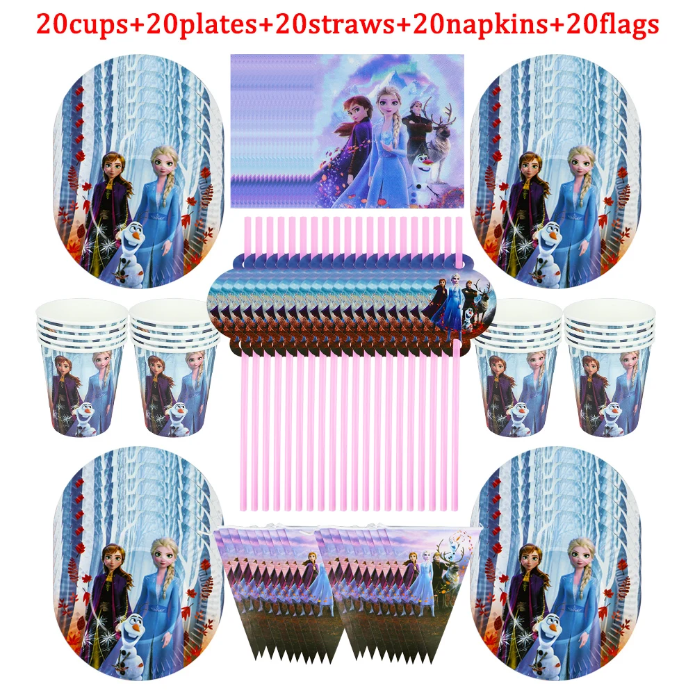 

Мультяшные диснеевские салфетки «Холодное сердце», Эльза, Анна, принцесса, украшения на день рождения, одноразовые тарелки, салфетки, товары для вечерние ринки в честь будущей мамы