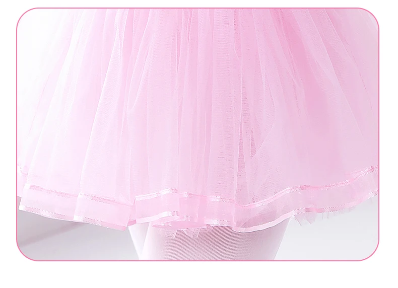 New Arrivals Children Ballet Tutu Gymnastics Dance Dress Girls Long Sleeve Pink Dance Dress for Ballet