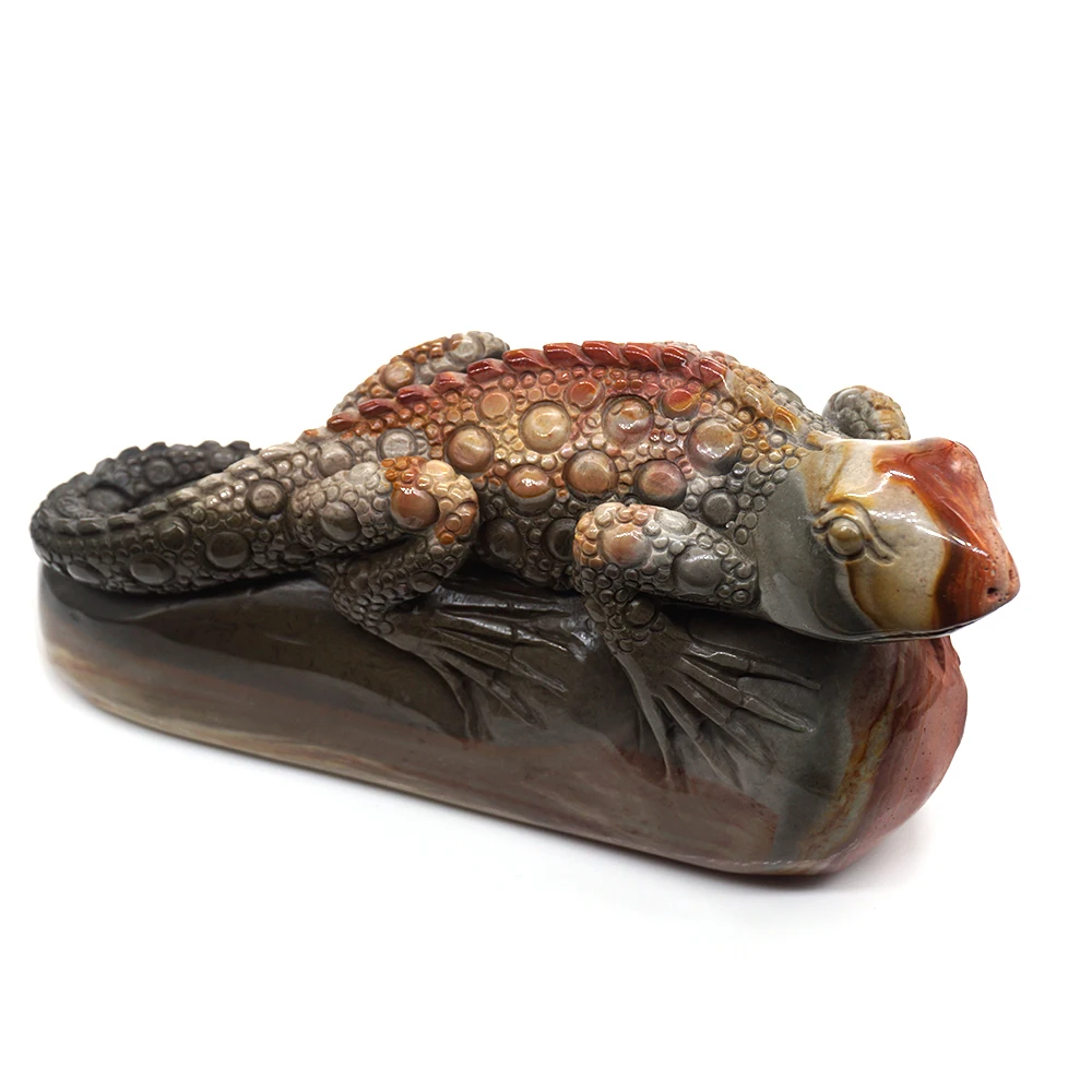 Статуэтка ящерицы 6 5 дюйма резная из натуральных камней восстанавливающая
