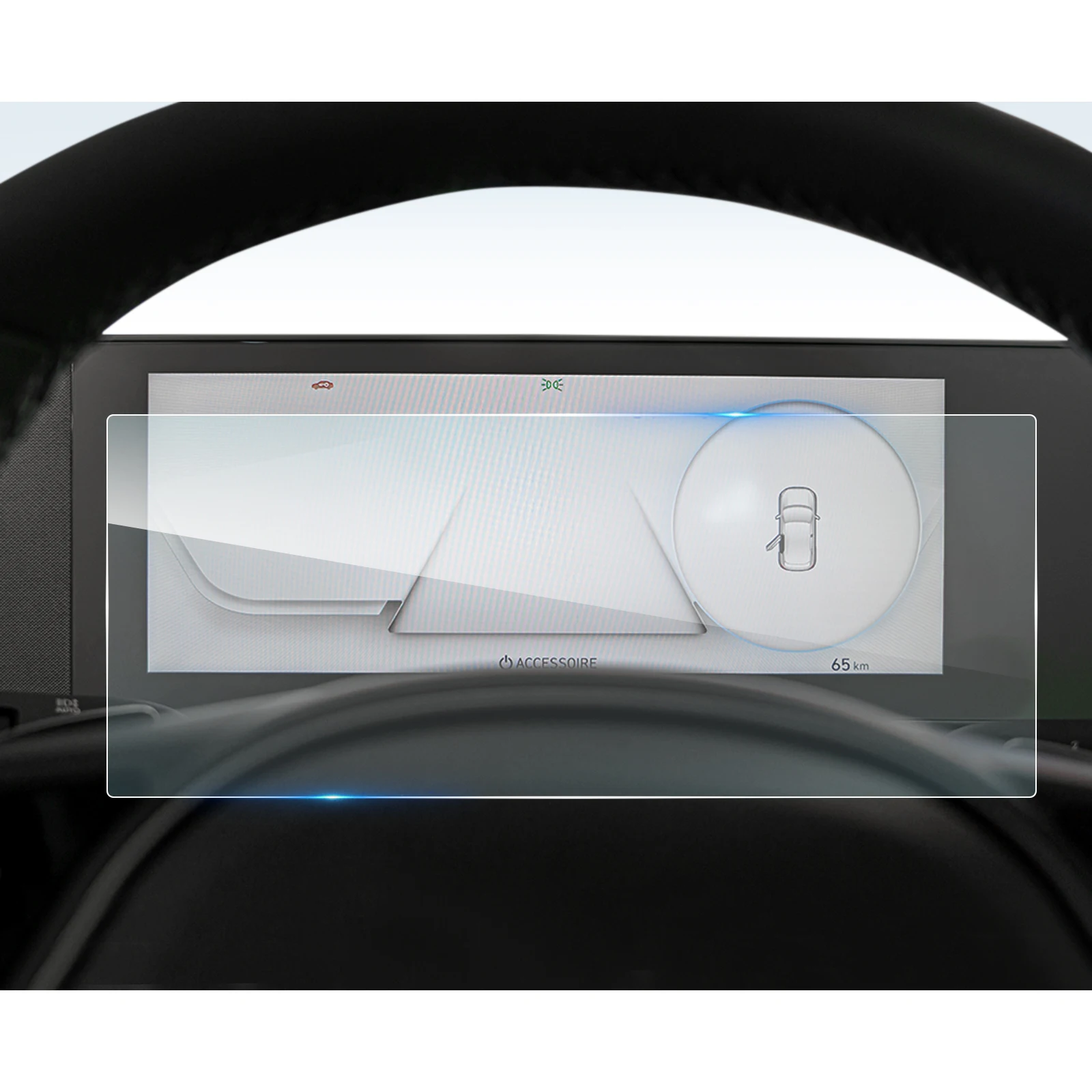 LFOTPP For Ioniq 5 12.3 Inch 2021 2022 Car LCD Instrument Display Tempered Glass Screen Protector Auto Interior Accessories