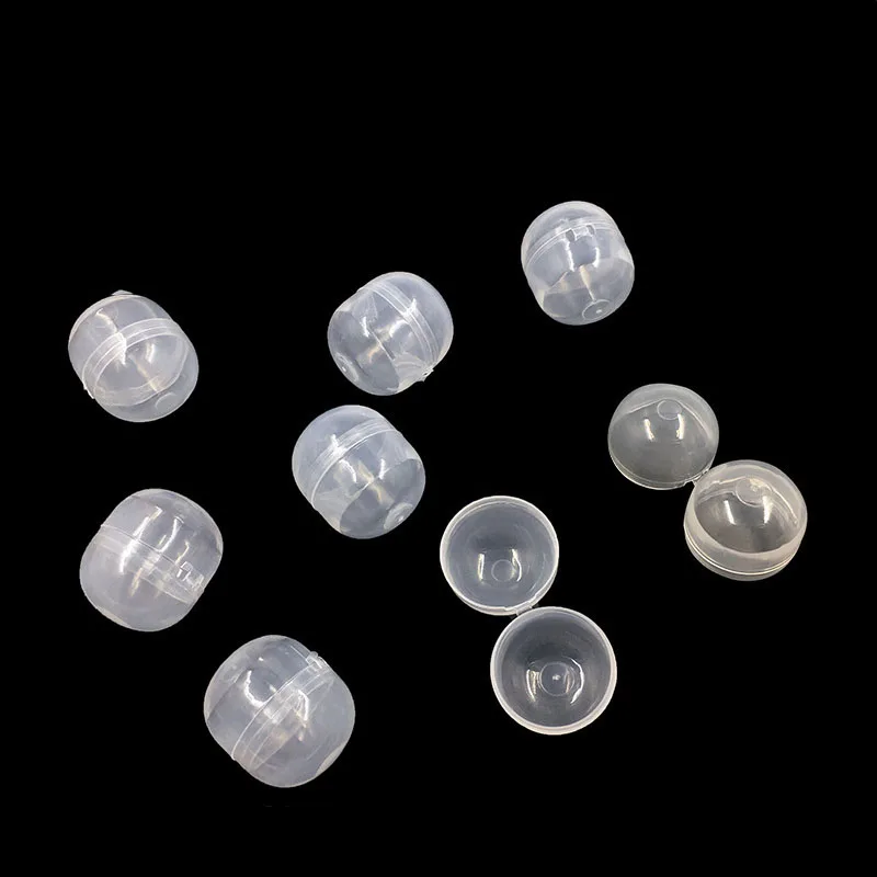 

100pcs 30x35mm plastic capsules Transparent Plastic Ball Clear Capsule For Toys Vending Party Gift Packing Balls