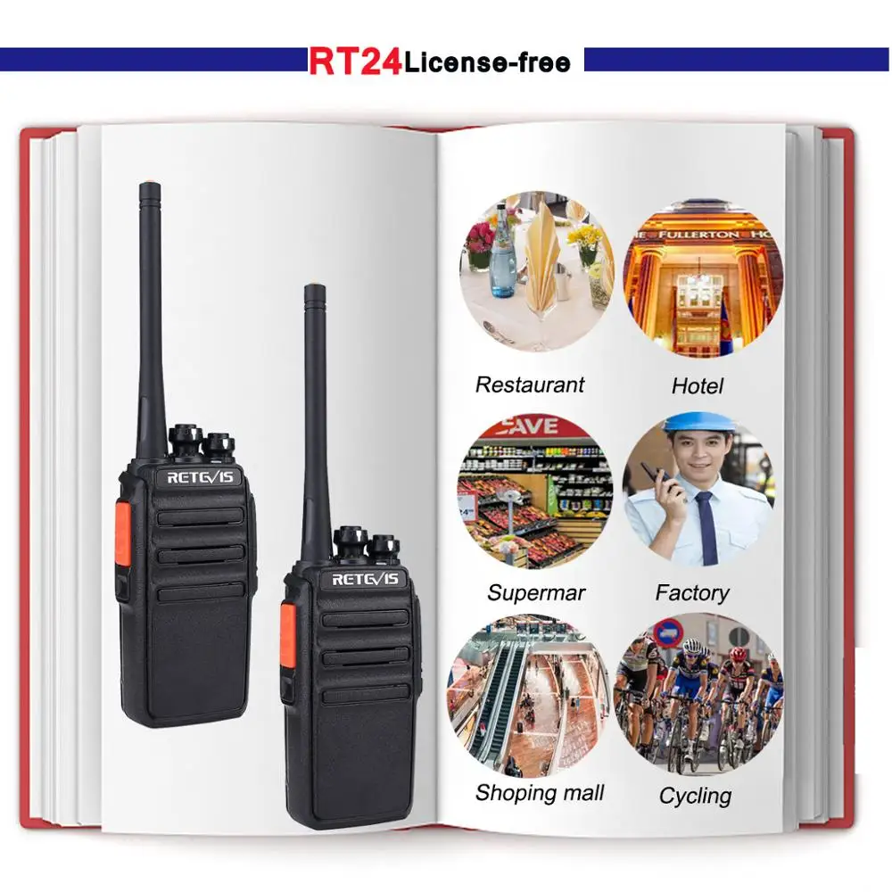 Радиостанция Retevis RT24 PMR446 0 5 Вт 16 каналов A9123 10 шт.|ham radio hf transceiver|radio transceiverhf transceiver |