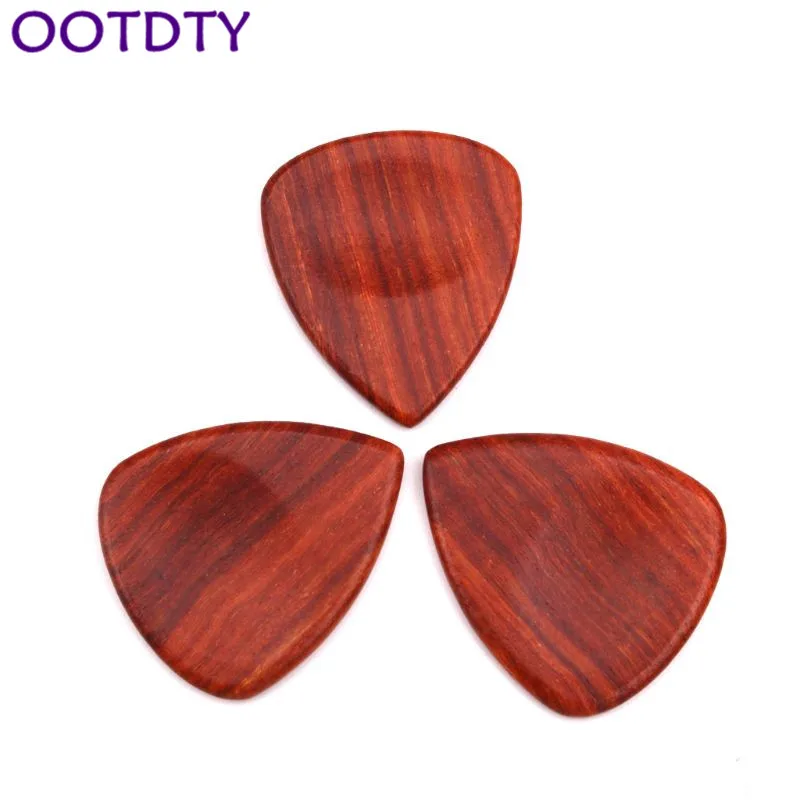 

Wood Acoustic Guitar Pick Plectrum Hearted Shape Picks for Bass Part