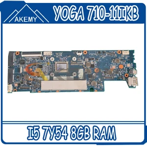 akemy cyg11 nm a771 for lenovo yoga 710 11ikb yoga 710 11isk laptop motherboard cpu i5 7y54 8gb ram 100 test work free global shipping