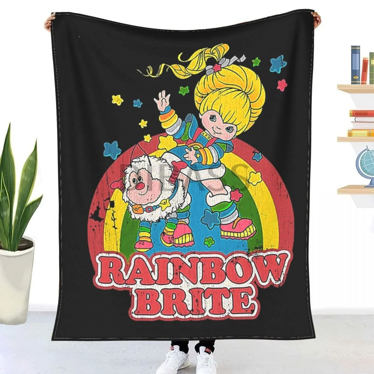

Rainbow Brite, сделано в 80-х, одеяло с 3D принтом, фланелевое одеяло