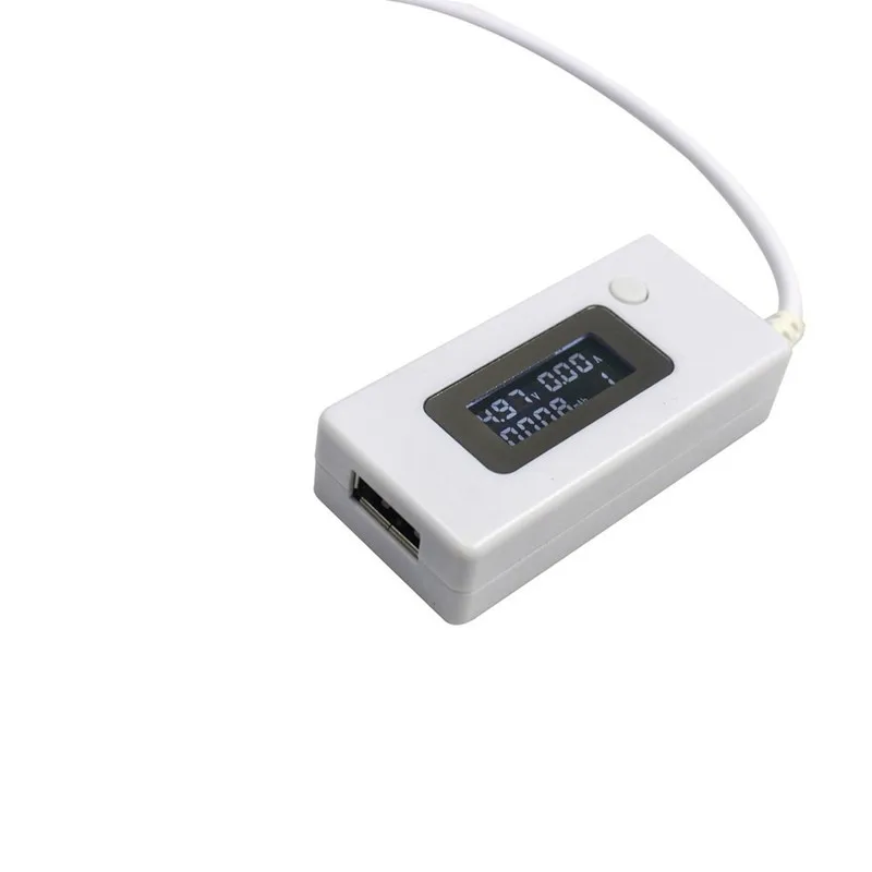 Мини Портативный ЖК-детектор USB Вольтметр Амперметр мобильное зарядное устройство Емкость Тестер измеритель напряжения тока зарядки монитор