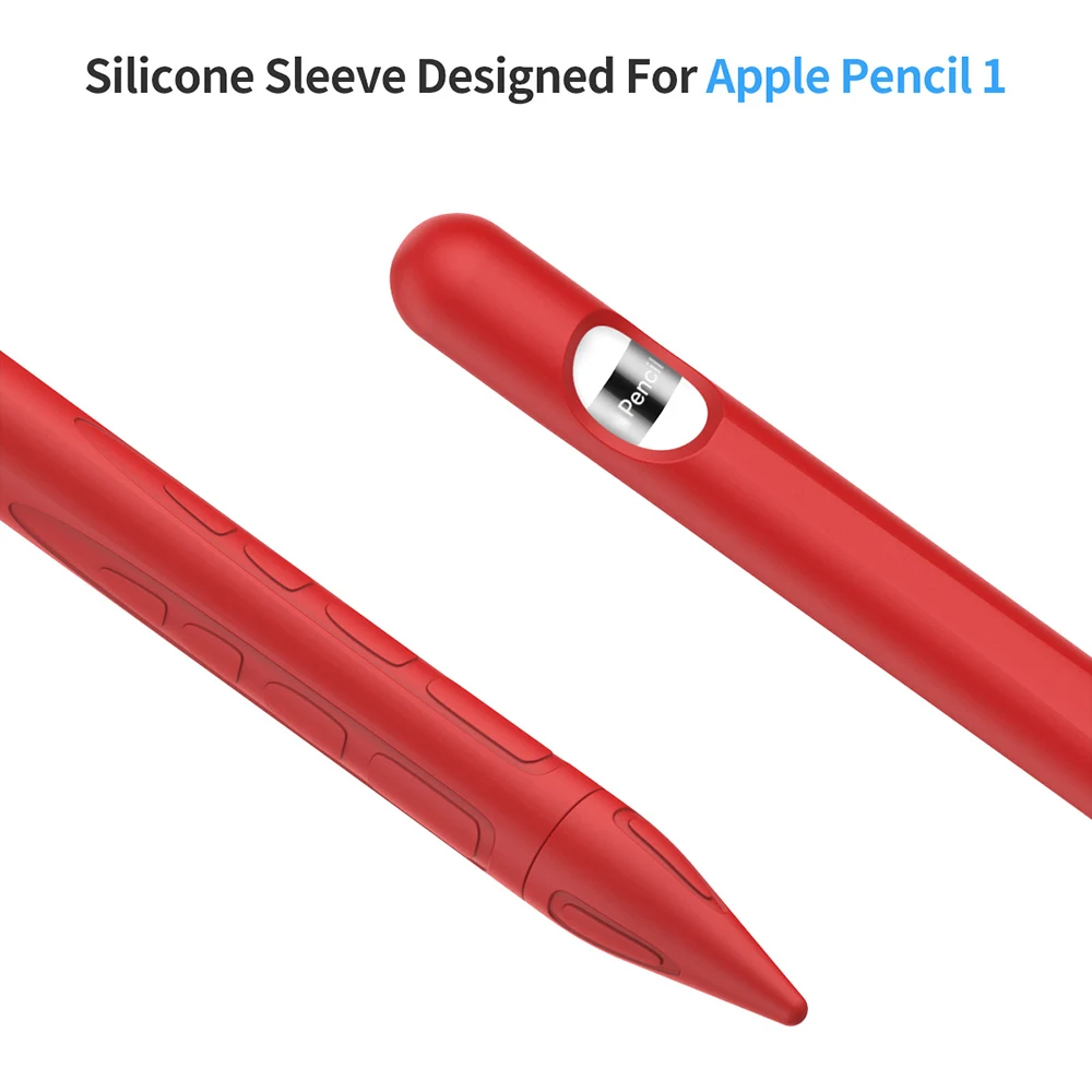 Для Apple Pencil чехол 4в1 цветной мягкий силиконовый совместимый для iPad планшет стилус защитный чехол