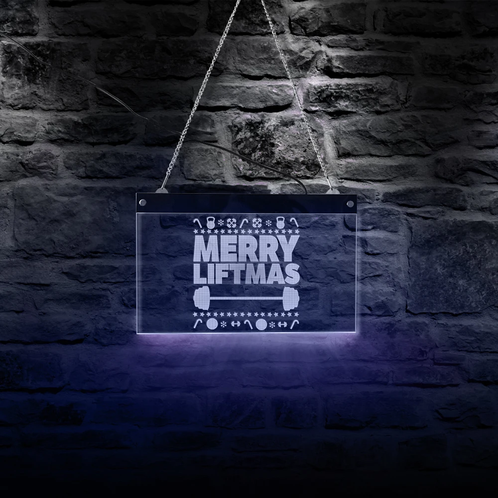 Xmas Merry Liftmas светодиодный неоновая вывеска для организаций и магазинов Вес