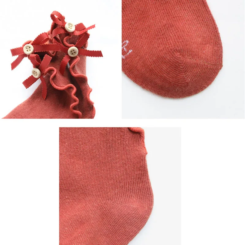 Носки с мультяшным рисунком для новорожденных носки до колена маленьких девочек