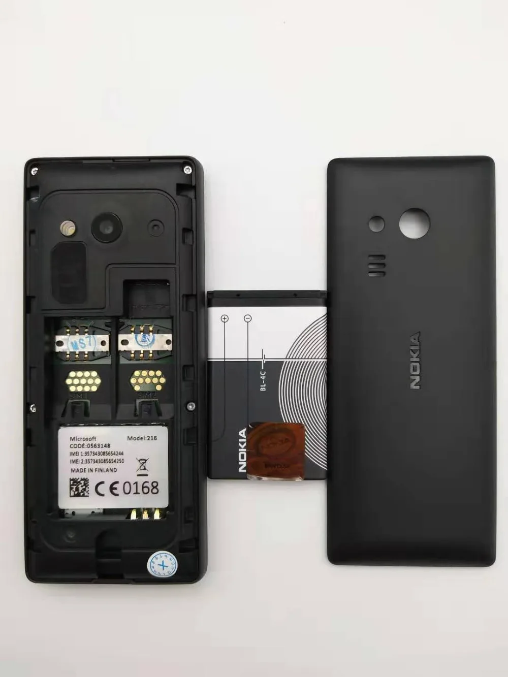 216 две sim-карты Nokia 216 две sim-карты 2G GSM 1100mAh разблокированный дешевый мобильный телефон Восстановленный