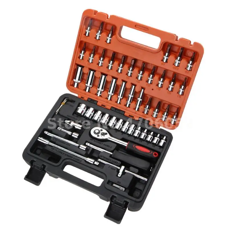 53 шт. Набор комбинированных инструментов набор гаечных ключей для ремонта