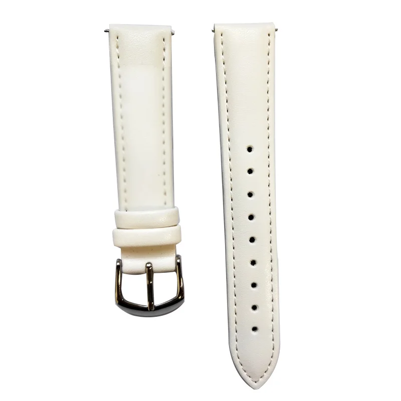 White Leather Оригинальные KW10/KW20 Смарт часы ремешок из нержавеющей стали/кожа женские часы для KW10/KW20 часы замена Smartwatch Браслет - Цвет: White Leather