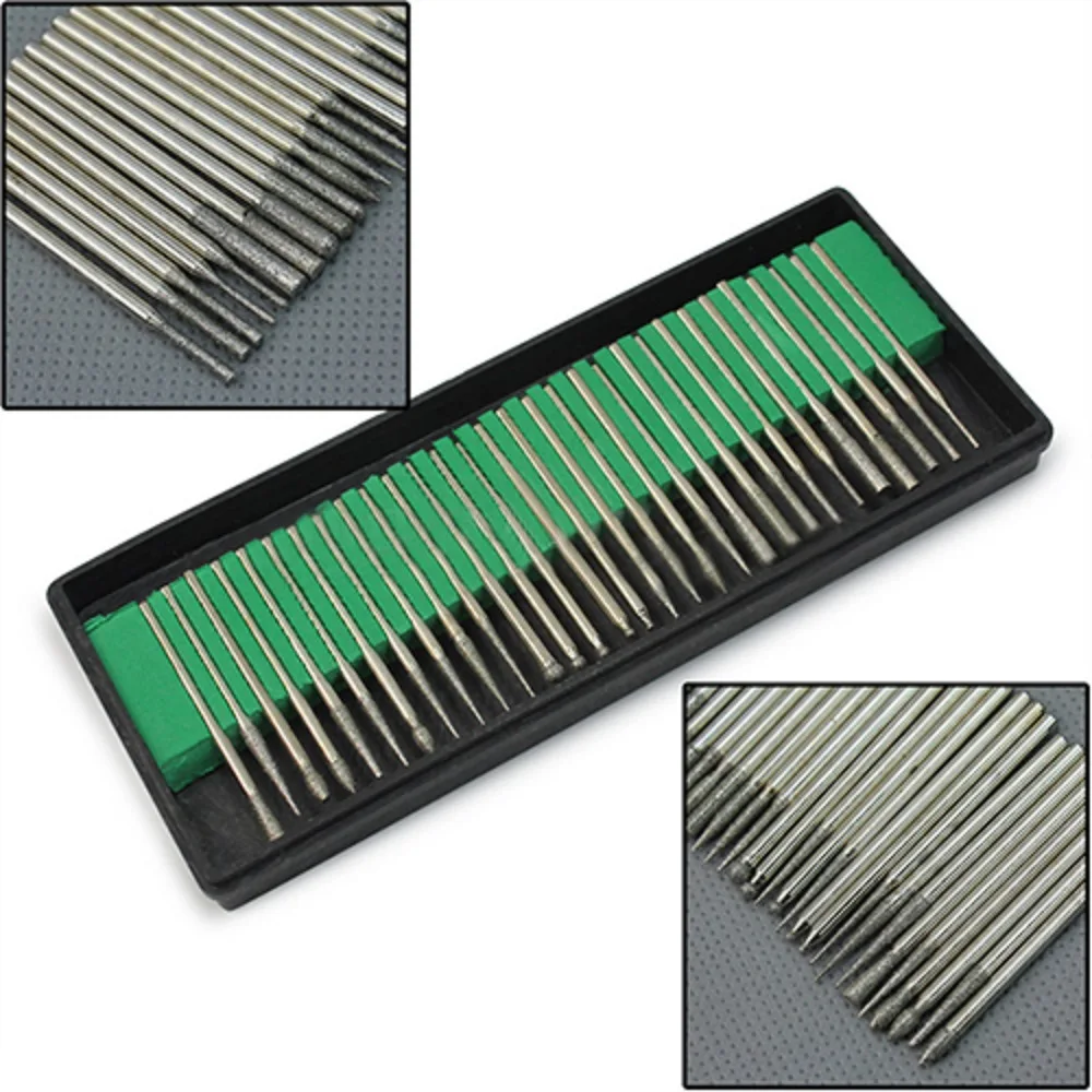 Алмазные сверла для гравировки набор ротационных инструментов 30 шт. | Красота и