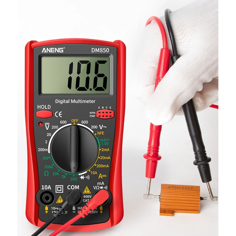 

Digital DM850 Electronic Digital Multimeter Professional 1999 Counts Multimeter