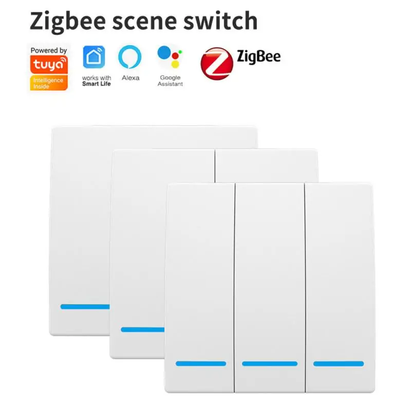 

Умный выключатель, беспроводной переключатель, умная связь ZigBee, беспроводной настенный выключатель, кнопка управления освесветильник для ...
