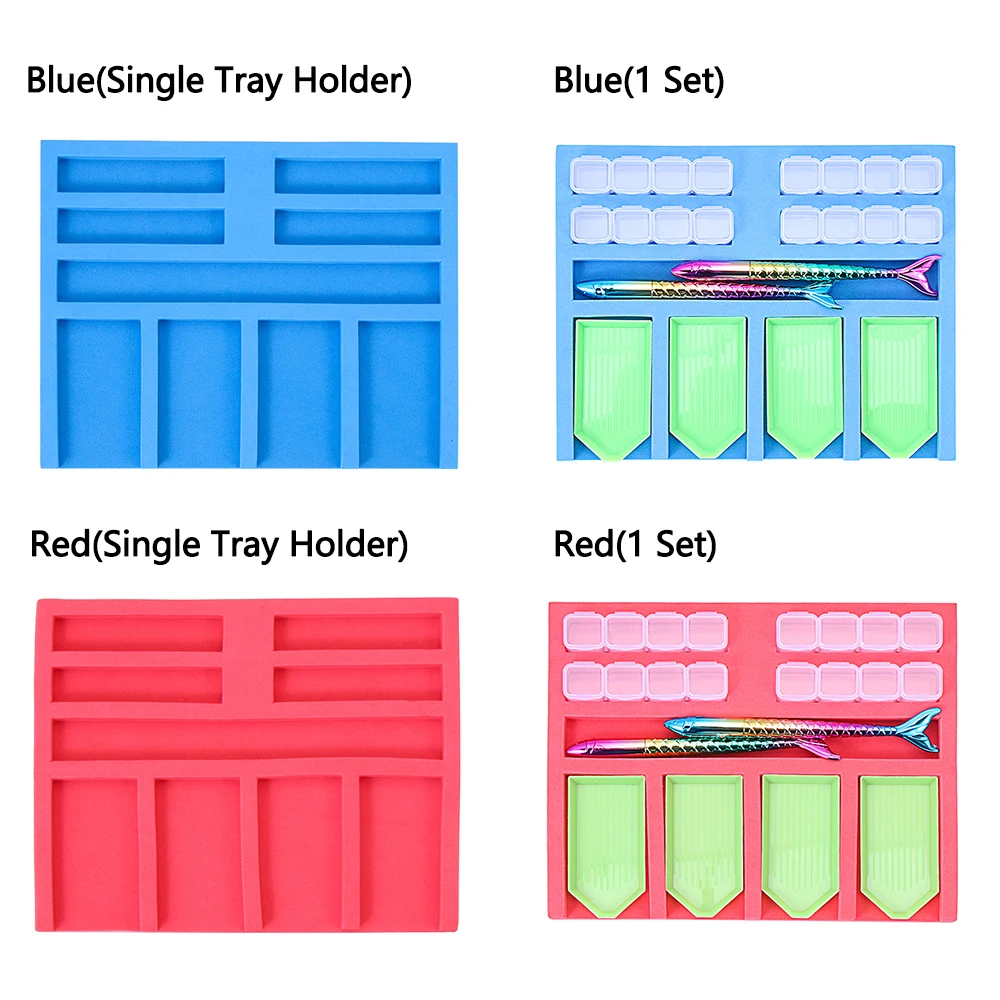 Аксессуары для алмазной живописи сделай сам лоток с несколькими лодками