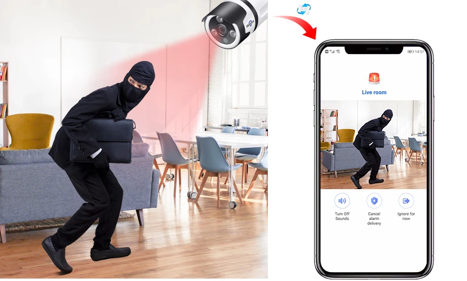 Hiseeu wifi уличная IP камера 1080P 720P Водонепроницаемая 2.0MP беспроводная камера безопасности металлическая двухсторонняя аудио TF карта Запись P2P пуля