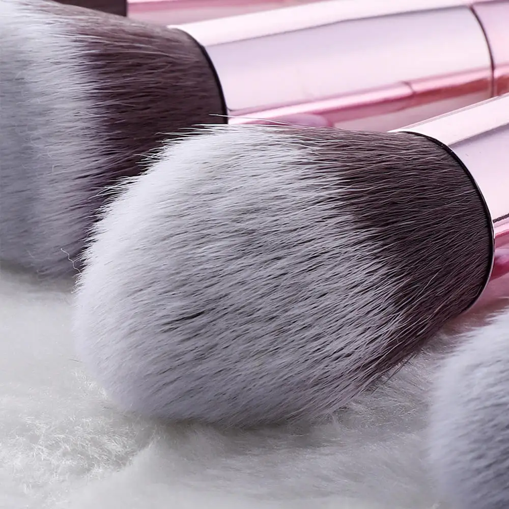 10 шт./компл. набор кистей для макияжа из розового золота профессиональная основа