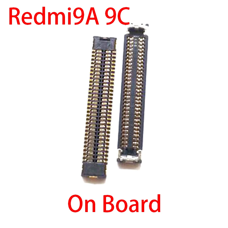 2 шт. 40 контактный ЖК дисплей FPC разъем на плате для Xiaomi Redmi 9A 9 9C USB зарядное