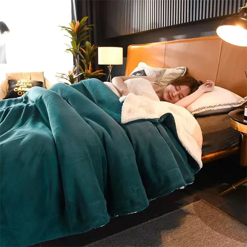 

Very Warm Winter Duvet Brand Luxury Thick Down Blanket For Beds Fleece Blankets Throw Blanket Winter Bed Blanket