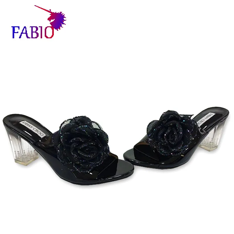 Женские тапочки с вышивкой в африканском стиле|Тапочки| |