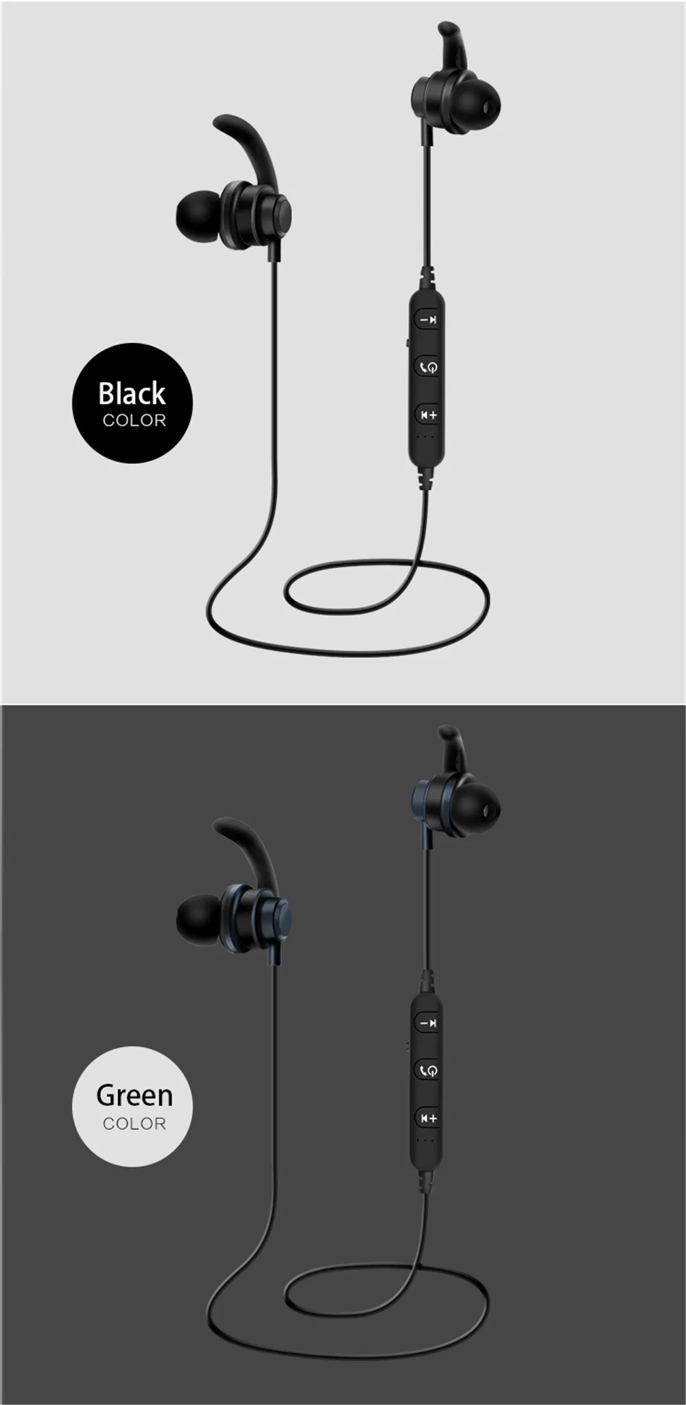 HYASIA магнитные шейные беспроводные наушники IPX4 Bluetooth Влагозащищенные наушники гарнитура Handfree стерео металлическая гарнитура для Xiaomi