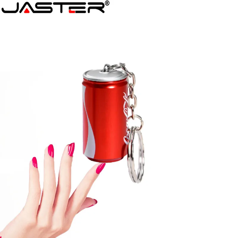 Металлический 128 usb флеш-накопитель JASTER банки для бутылок с кокой-кокой 4 ГБ 8 16 32 64