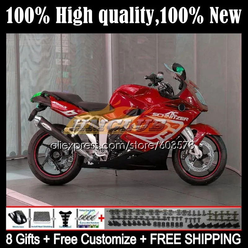 

Корпус для BMW K 1200 S 1200 S K1200S 05 06 07 08 09 10 47CL.54 K1200 S Φ 2005 2006 2007 2008 2009 2010 красивый красный обтекатель