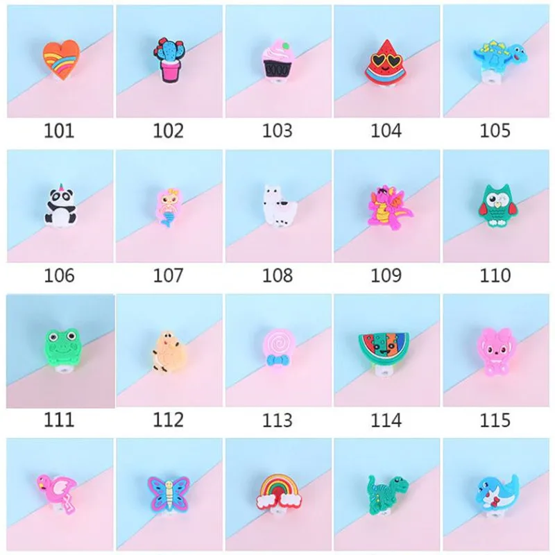 100 шт. Мультфильм зарядное устройство намотчик кабеля защитный чехол Saver USB линия