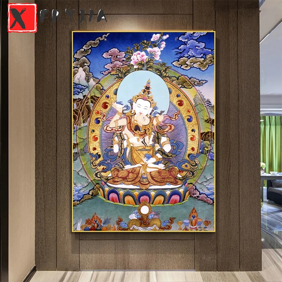 

Полноразмерная Алмазная картина Belief Thangka Yamantaka буддийский религиозный вышивка, распродажа, домашний декор